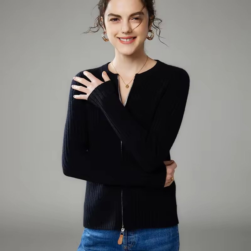 Women's Open Cardigan Sweaters Tops - Image 2